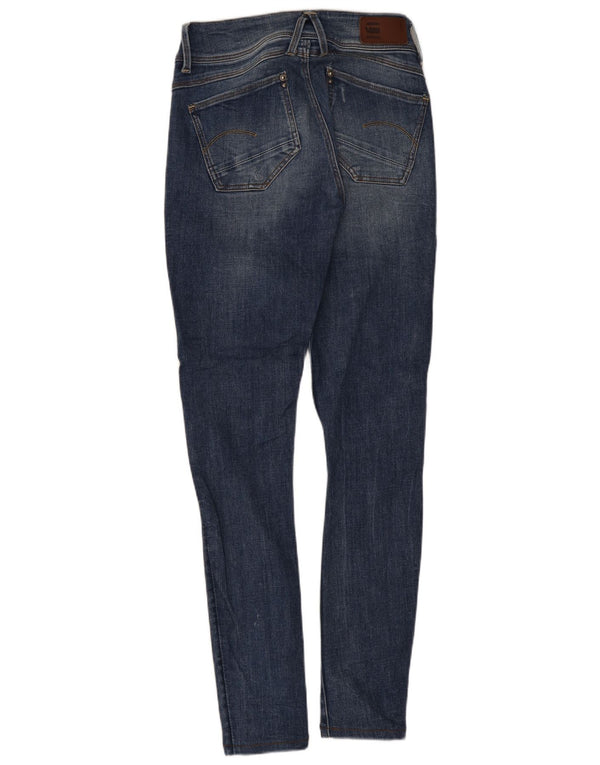 Jeans super skinny Lynn a vita media da donna G-Star W26 L32 cotone blu