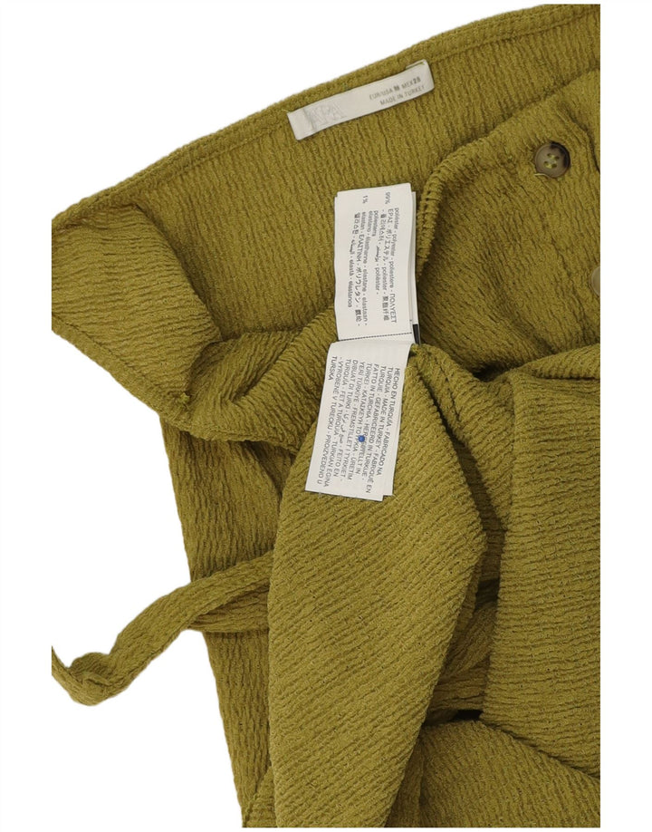 Canotta da donna Zara UK 12 poliestere verde medio