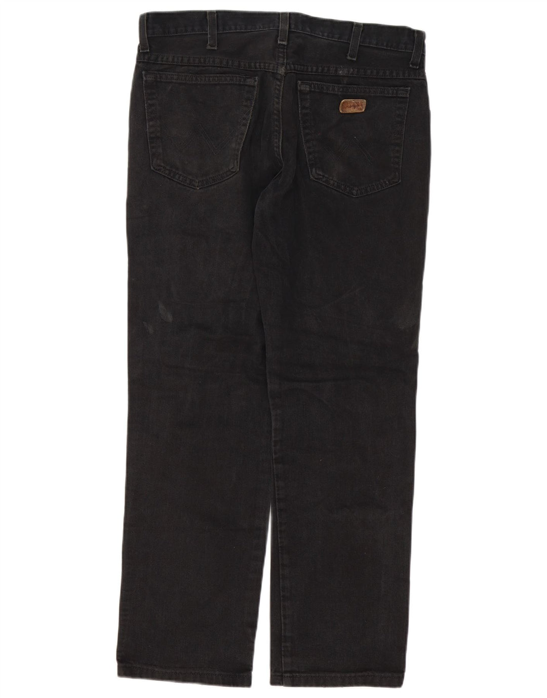 Jeans dritti da uomo Wrangler Texas W34 L27 cotone nero