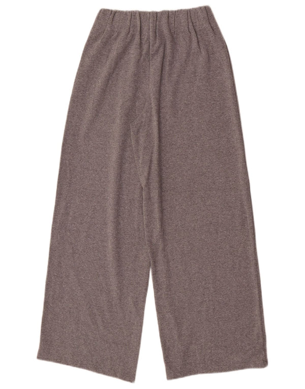 Pantaloni casual a gamba larga per ragazze Zara 11-12 anni W24 L26 poliestere grigio
