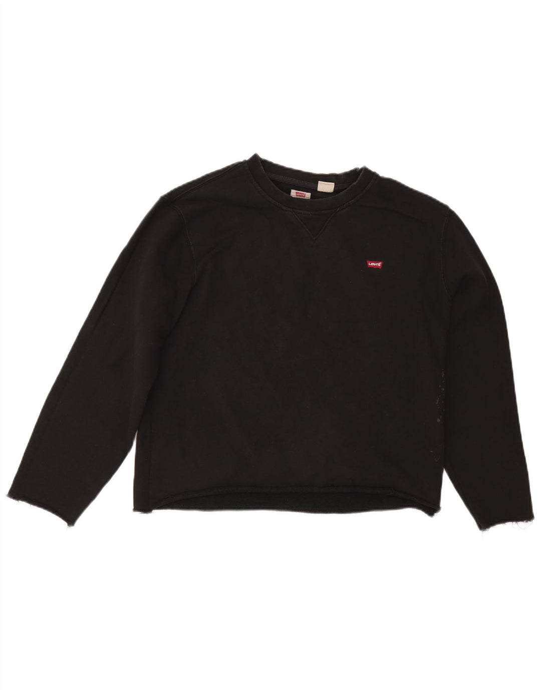 Levi's Donna Felpa Oversize Standard Maglione UK 14 Medio Nero