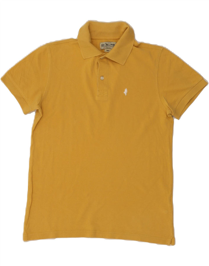 MARLBORO CLASSICS Mens Polo Shirt Small Yellow Cotton Vintage Marlboro Classics and Second-Hand Marlboro Classics from Messina Hembry 