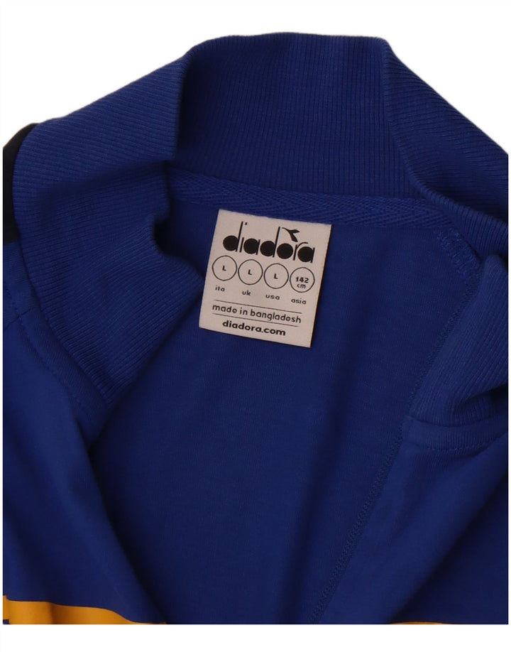 Giubbotto tuta da bambina Diadora 10-11 anni Large Blu Colourblock
