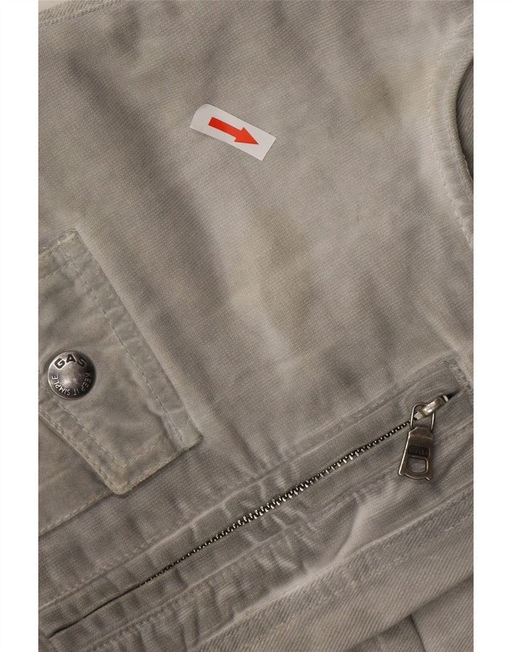 Jeans dritti cargo da uomo GAS W36 L31 cotone grigio