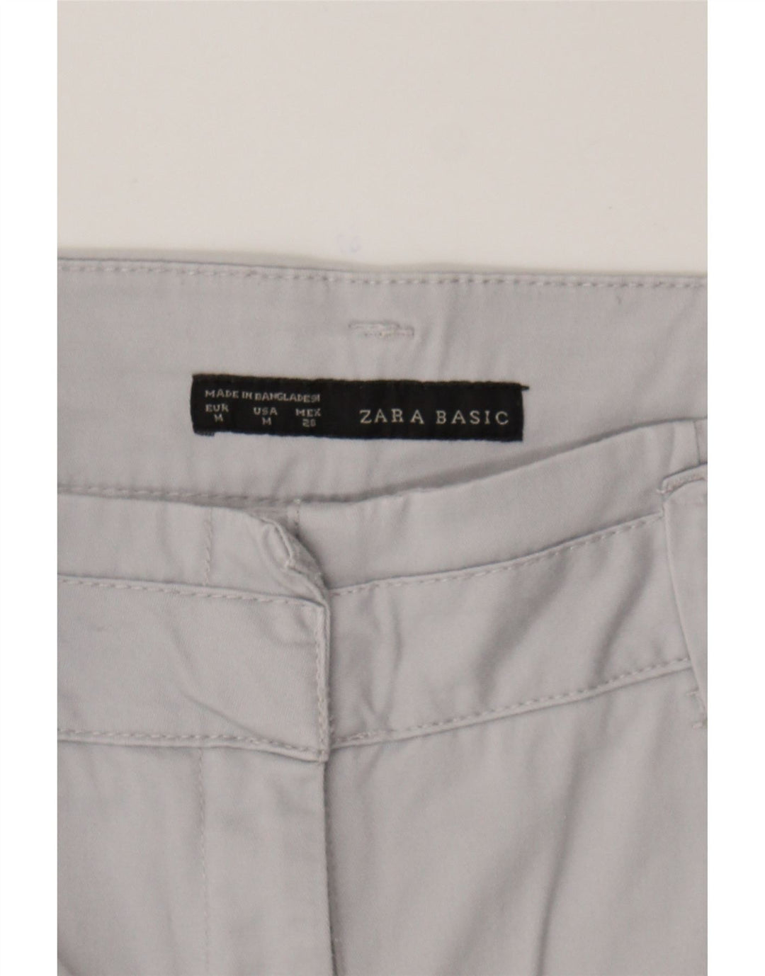 ZARA Womens Casual Shorts Medium W28  Grey Vintage Zara and Second-Hand Zara from Messina Hembry 
