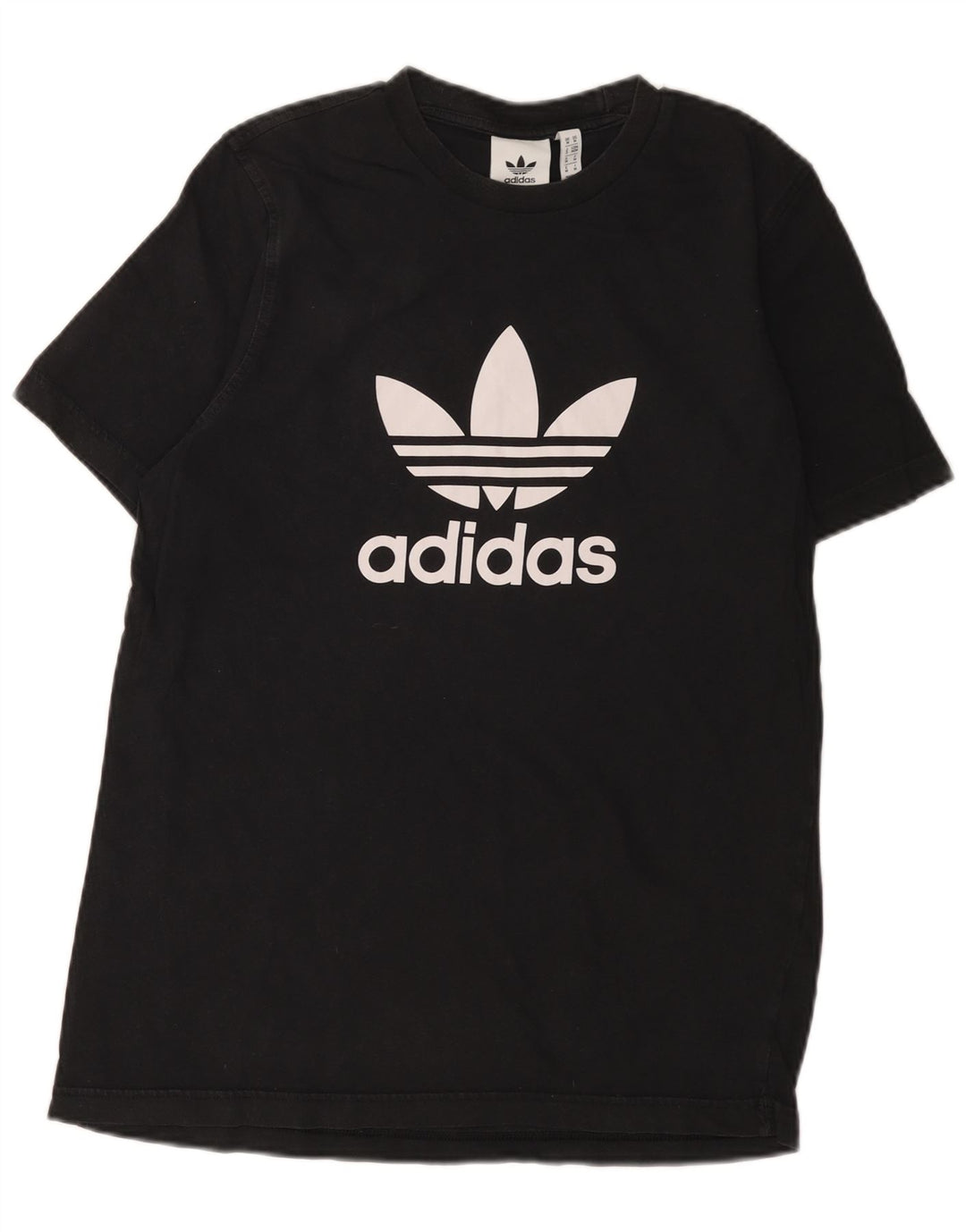 T-shirt grafica da uomo Adidas Top in cotone nero medio