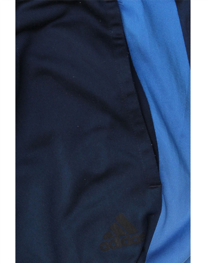 Pantaloni da tuta da uomo Adidas Large color block blu navy