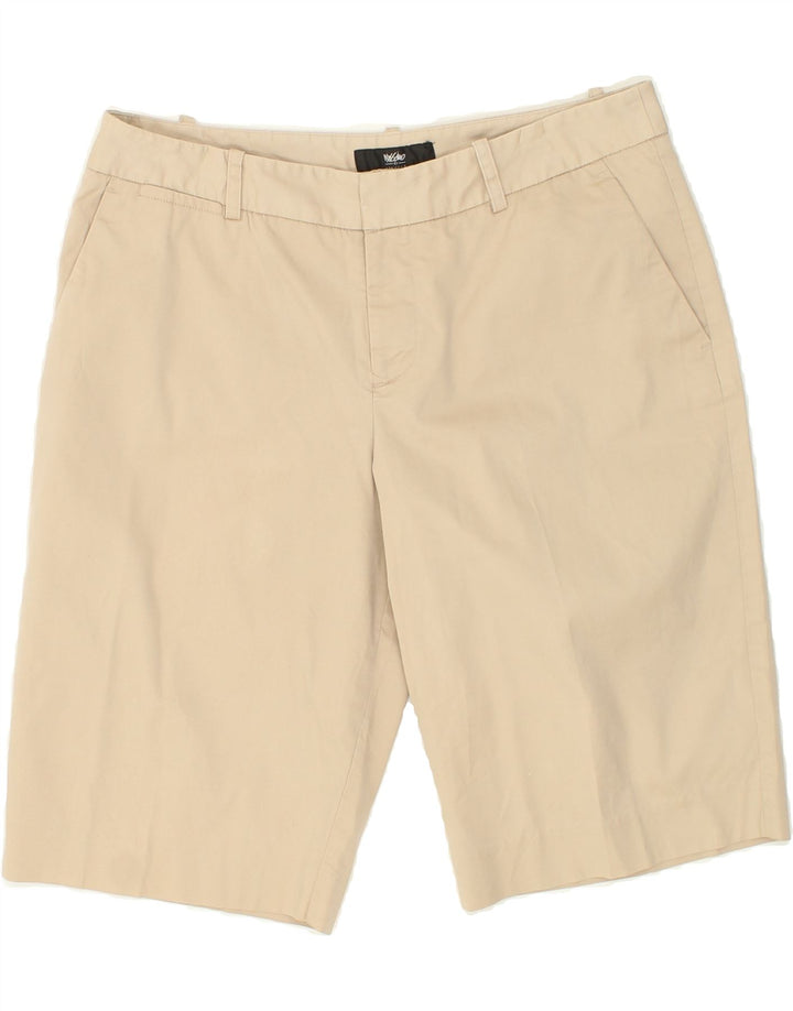 MOSSIMO Womens Stretch Chino Shorts US 8 Medium W30 Beige Cotton Vintage Mossimo and Second-Hand Mossimo from Messina Hembry 