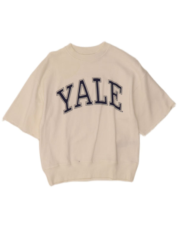 T-shirt grafica ampia per ragazze della Yale University di Zara, 9-10 anni, bianca