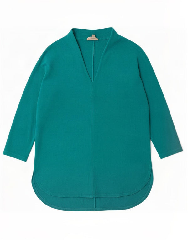 Phase Eight - Top tunica oversize da donna con maniche a 3/4, UK 8, piccolo, turchese