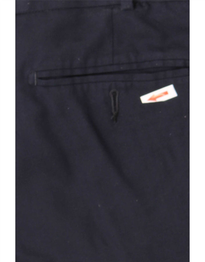 Pantaloni da abito vestibilità regolare da uomo Marks & Spencer W36 L31 lana blu navy