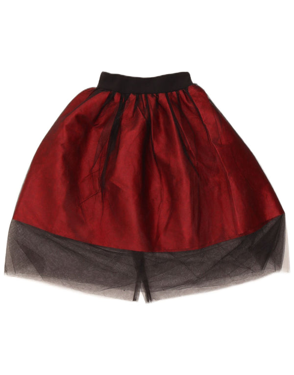 Gonna tutù vintage da donna W20 3XS Bordeaux