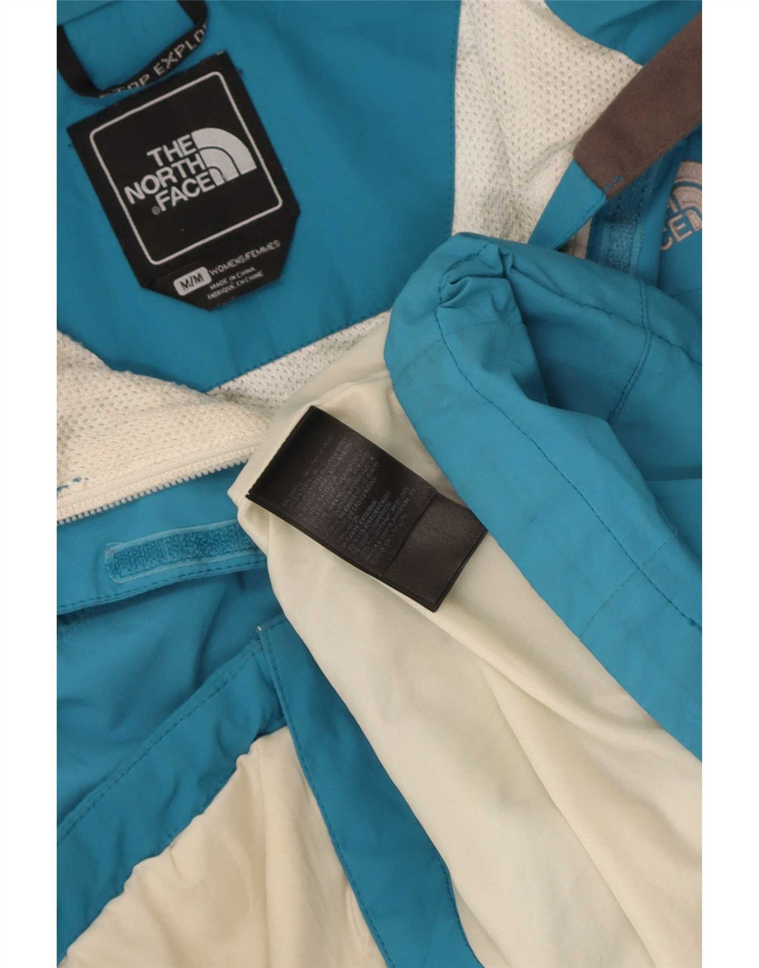 Giacca antipioggia con cappuccio da donna The North Face UK 14 Poliestere blu medio