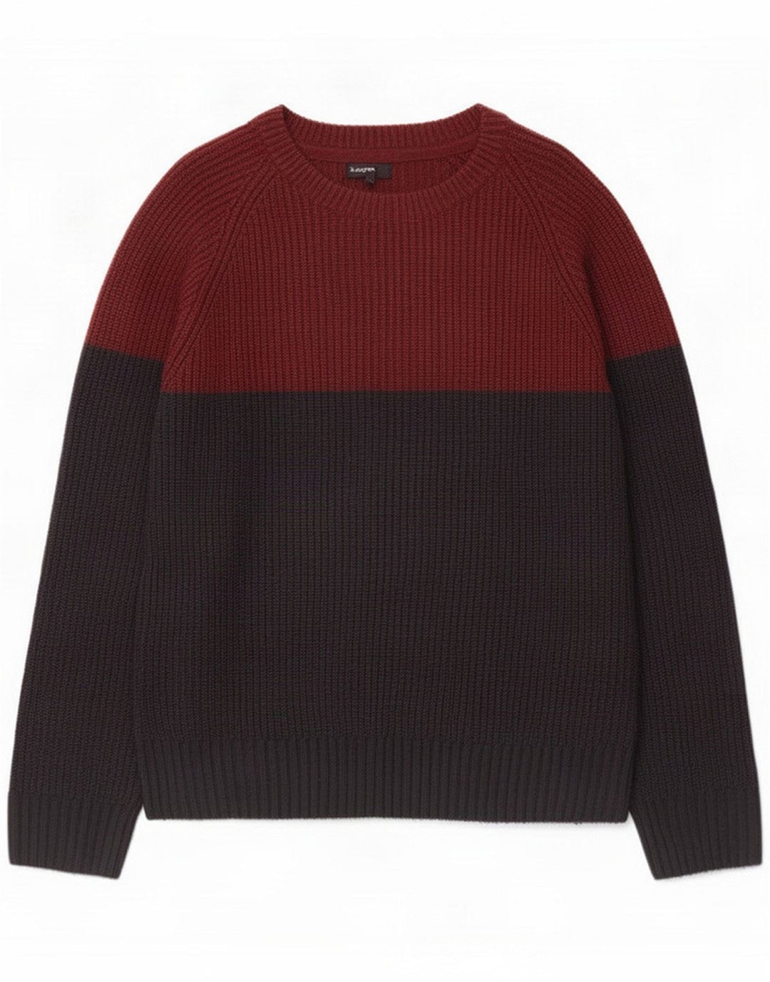 Marks & Spencer Maglione girocollo autografo da uomo grande marrone
