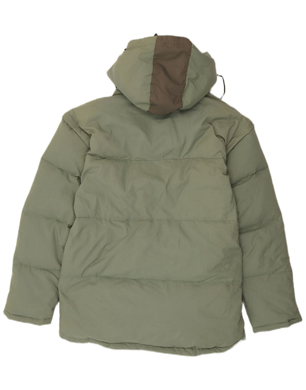 Giacca imbottita con cappuccio Fila da uomo UK 44 2XL Verde poliammide