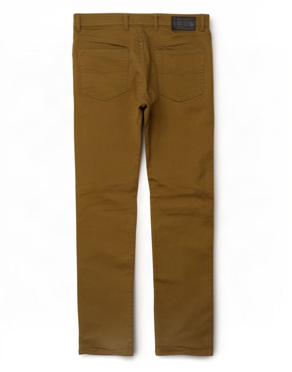 Pantaloni casual slim da uomo Diesel W32 L31 cotone kaki