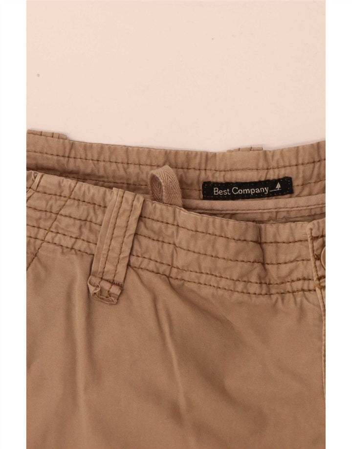 Pantaloncini cargo regolari da uomo Best Company XL W34 cotone beige