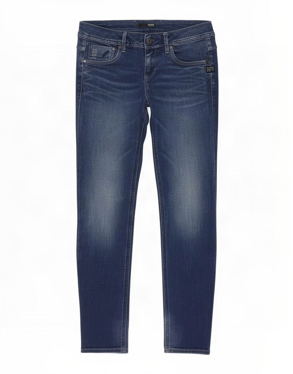 Jeans dritti G-Star Attacc da donna W29 L30 cotone blu navy