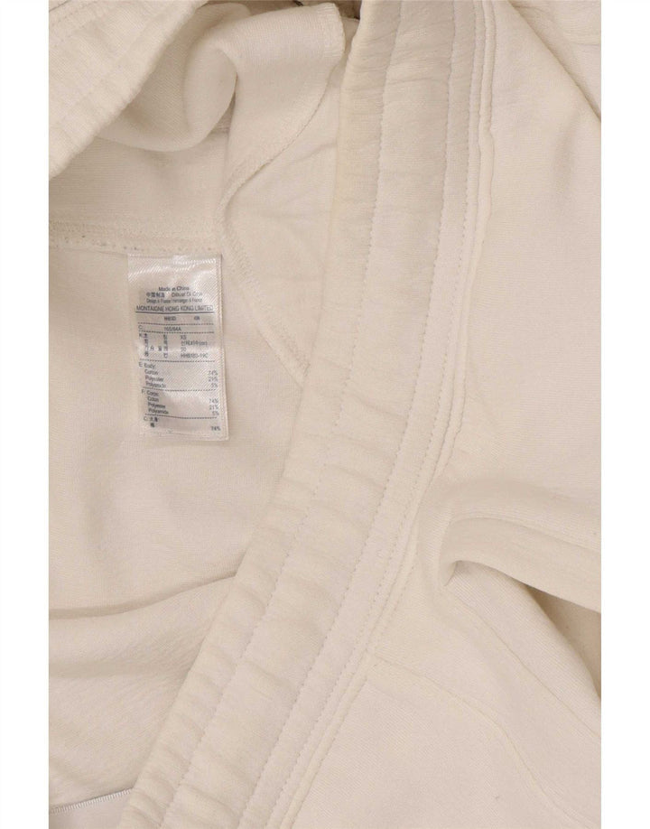 Pantaloni da tuta con grafica da uomo Lacoste XS in cotone bianco