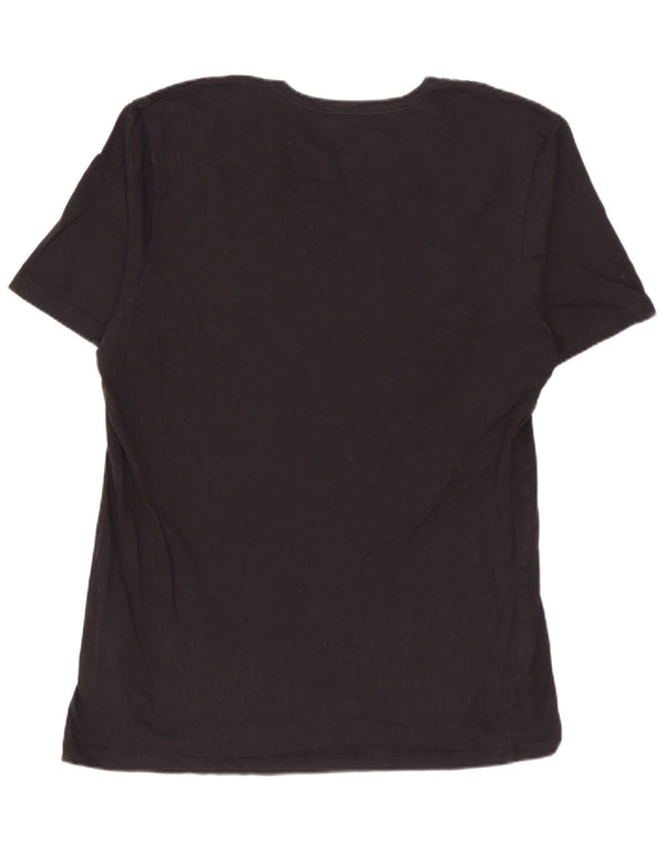 T-shirt da uomo HUGO BOSS Top in cotone nero medio