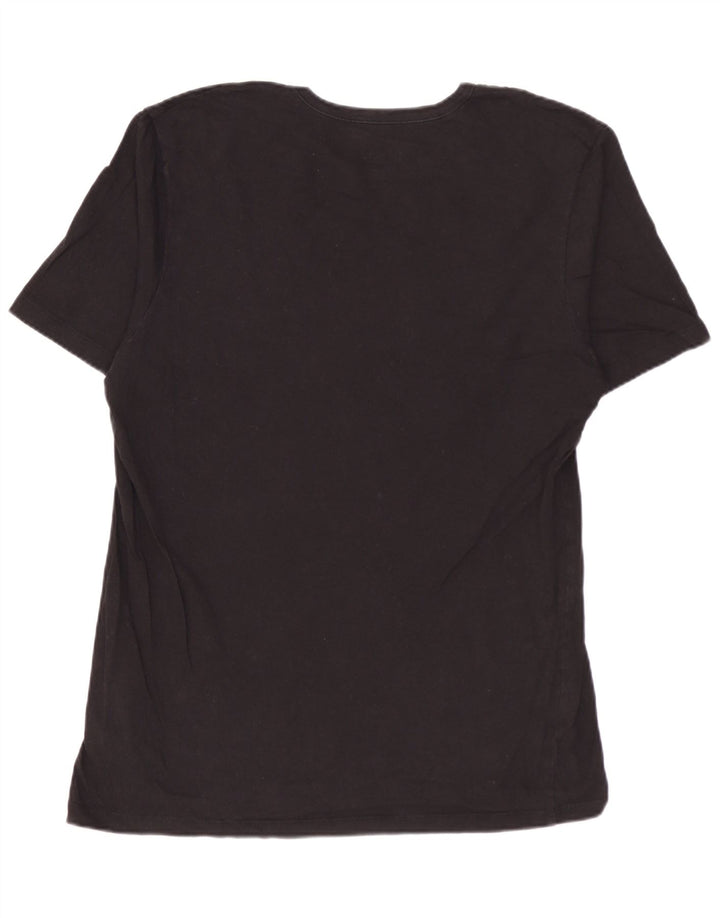 T-shirt da uomo HUGO BOSS Top in cotone nero medio