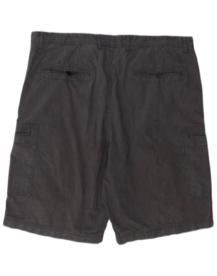 Pantaloncini cargo da uomo Marks & Spencer W38 XL in cotone grigio