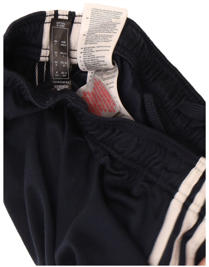 Pantaloni da tuta da ragazzo Adidas Joggers 11-12 anni in poliestere blu navy