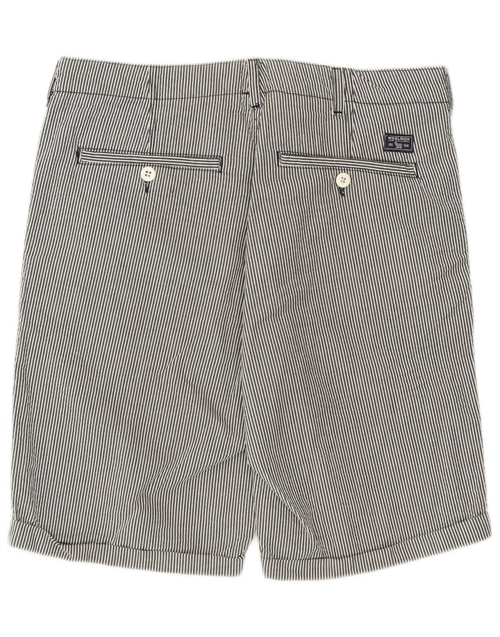 Pantaloncini casual da uomo Woolrich W32 cotone gessato grigio medio