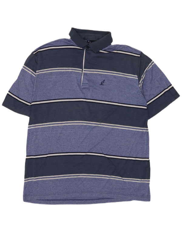 Polo Rugby Uomo AUSTRALIAN L'ALPINA IT 54 XL Blu Navy a Righe