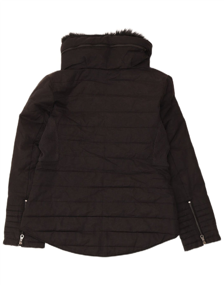 Giacca imbottita da donna MINT VELVET UK 12 Cotone nero medio