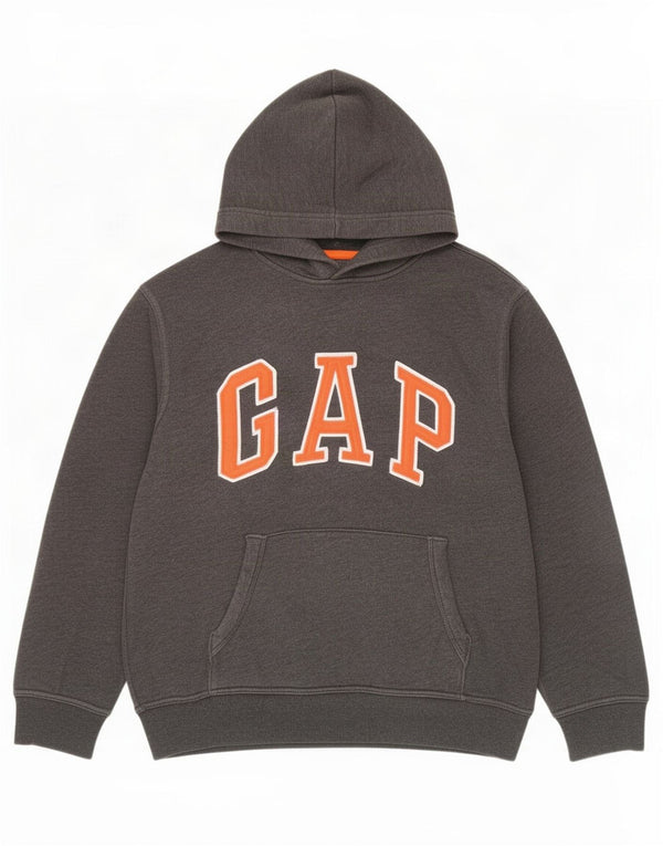 Felpa con cappuccio grafica Gap Boys 12-13 anni XL Poliestere grigio