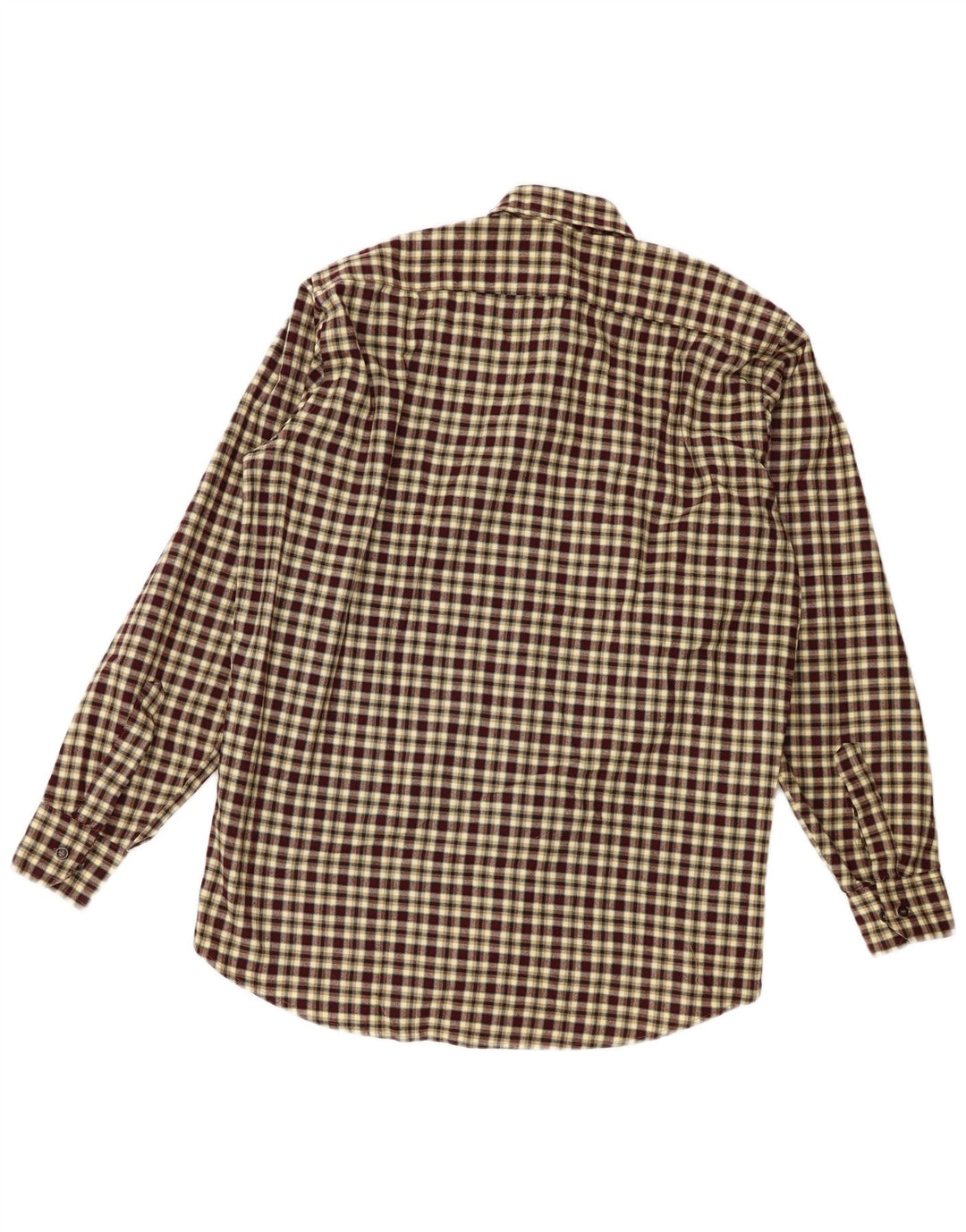 Camicia da uomo in flanella VINTAGE a quadri multicolore medio