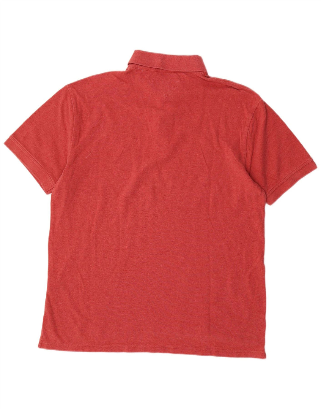 Polo da uomo Tommy Hilfiger grande rossa in cotone