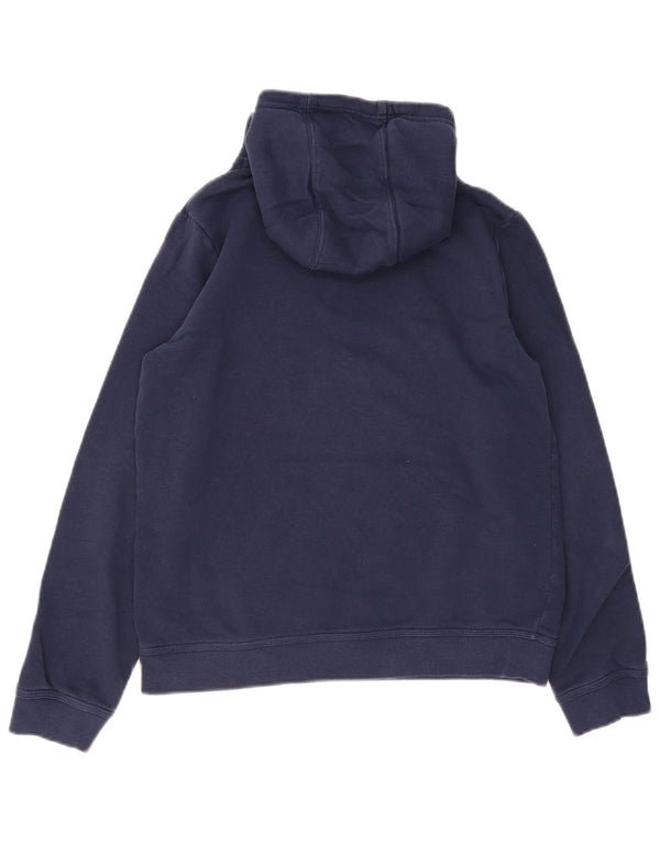 Felpa con cappuccio grafica Nike da ragazzo 13-14 anni XL cotone blu navy