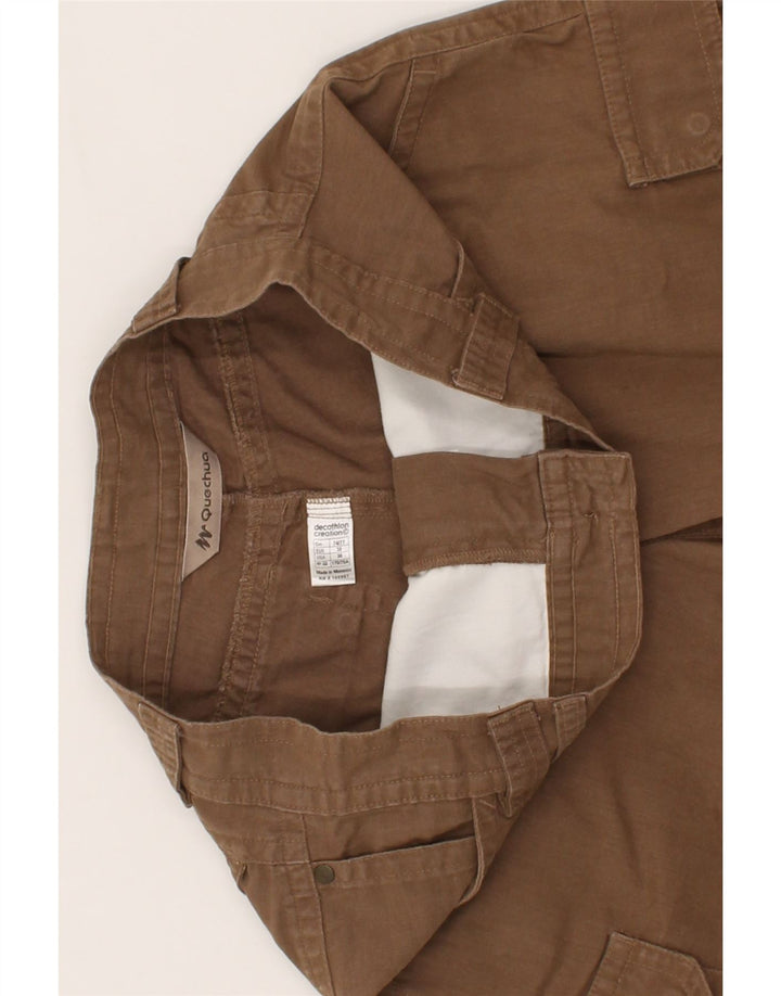 DECATHLON CREATION Womens Cargo Shorts EU 38 Medium W30 Brown Cotton Vintage Decathlon Creation and Second-Hand Decathlon Creation from Messina Hembry 