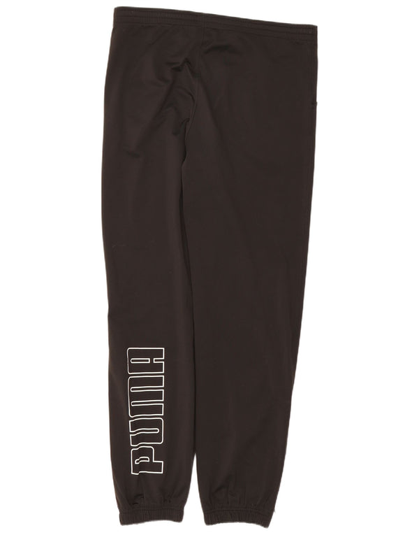 Puma Boys Graphic Tracksuit Trousers Joggers 15-16 Years  Black