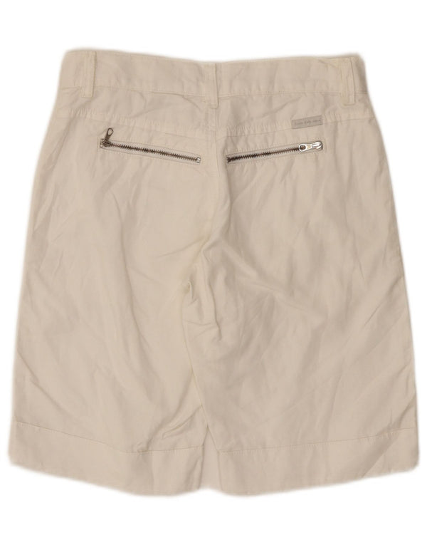 Pantaloncini casual da donna Calvin Klein W24 XS cotone bianco
