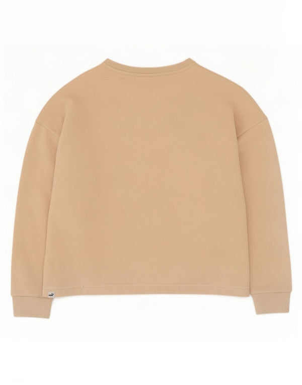 Felpa da donna Puma Jumper UK 16 Large Beige Cotton