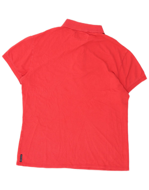 Polo Armani Jeans Uomo Muscle Large Rossa