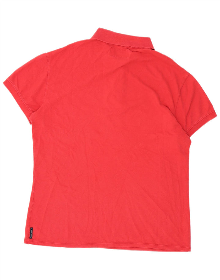 Polo Armani Jeans Uomo Muscle Large Rossa
