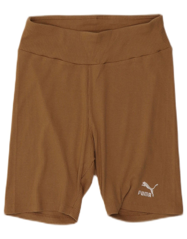 Pantaloncini sportivi da donna Puma UK 14 Large Beige Cotton