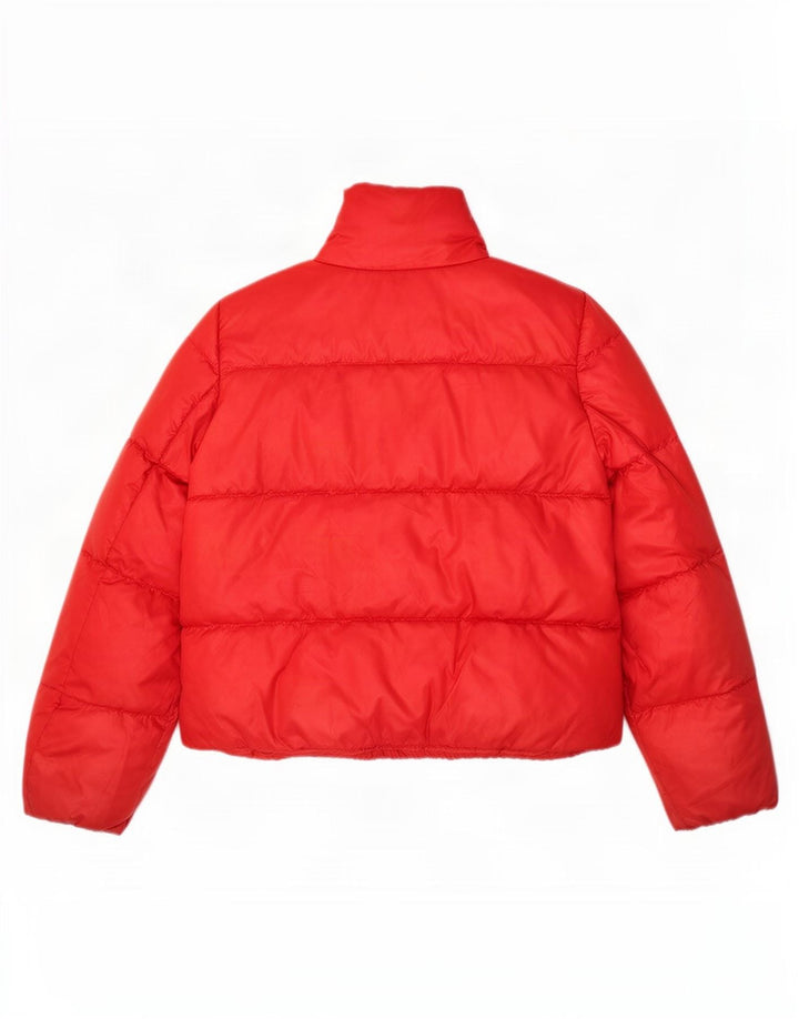 Giacca imbottita da donna Michael Kors UK 10 piccola rossa in poliestere