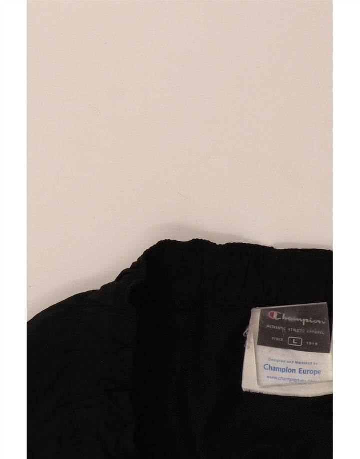 Pantaloncini da bagno da uomo Champion Large neri in poliammide