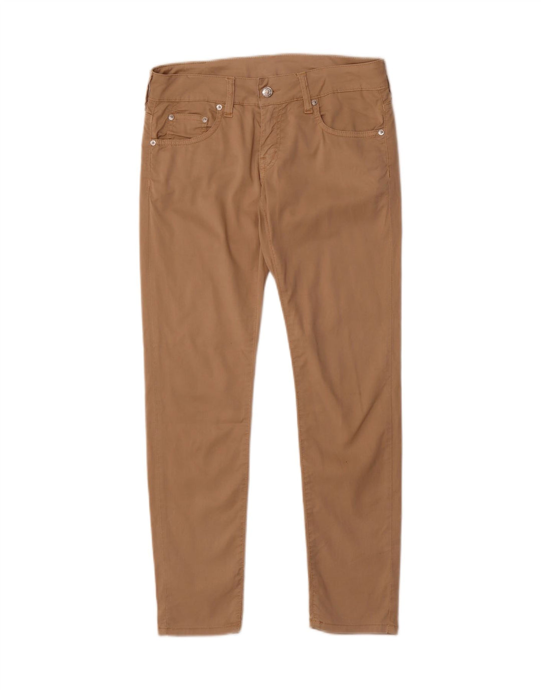 GF FERRE Womens Slim Jeans  W28 L28 Beige Lyocell Vintage GF Ferre and Second-Hand GF Ferre from Messina Hembry 