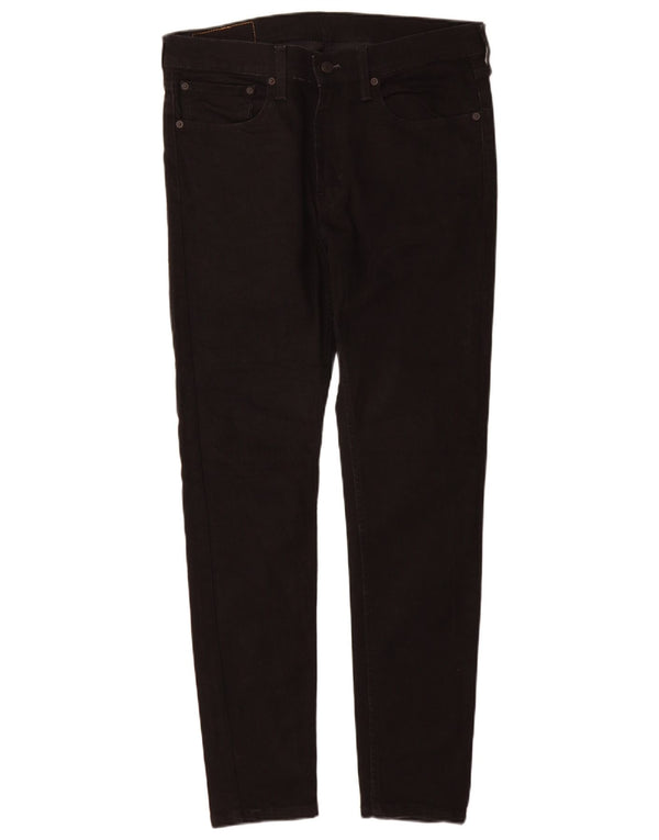 Levi's Uomo 519 Hi-ball Super Skinny Jeans W34 L30 Cotone Nero
