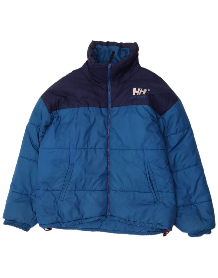 Giacca imbottita da uomo Helly Hansen UK 42 XL Nylon color block blu