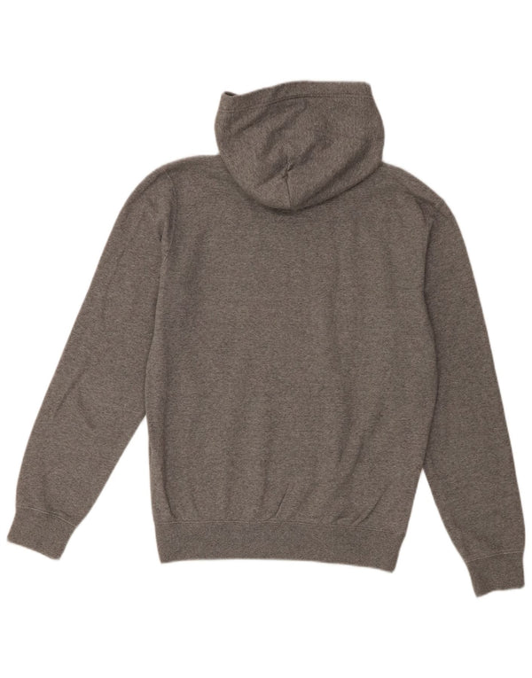 Maglione con cappuccio grafico da uomo Champion piccolo cotone chiazzato grigio