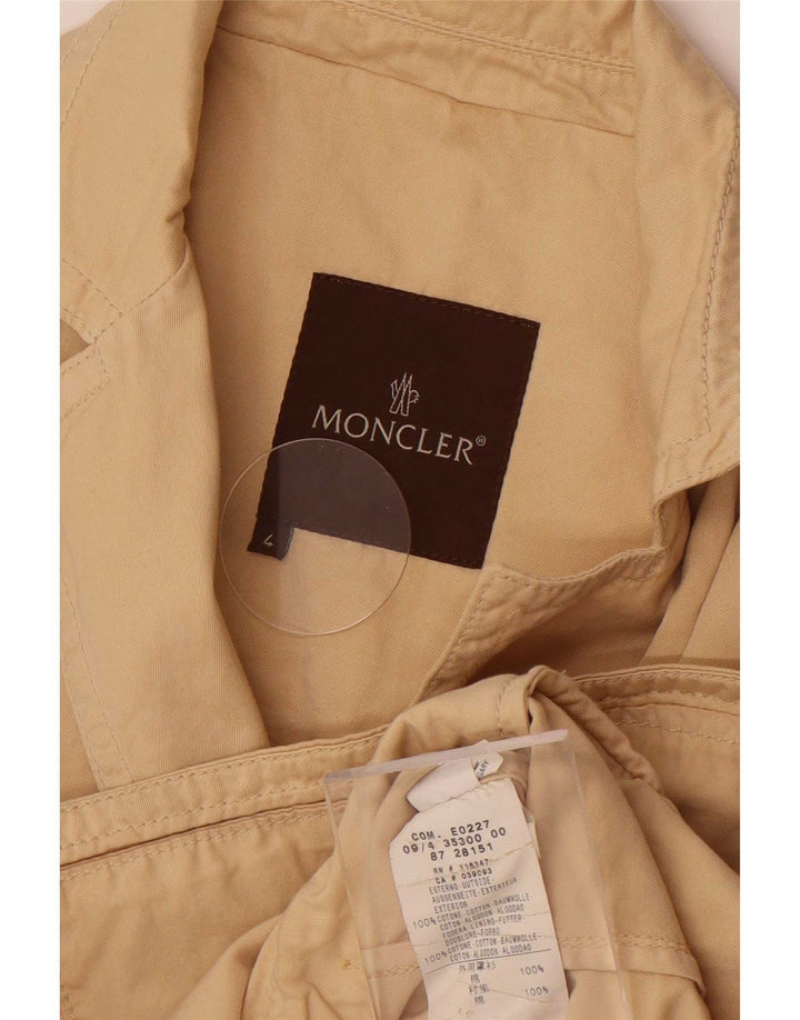 Moncler Donna Giacca Blazer Oversize a 3 Bottoni US 4 Small Cotone Beige