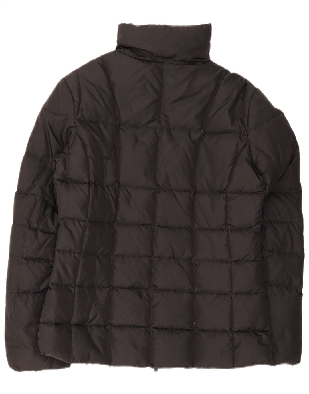 Giacca imbottita da donna Benetton UK 14 nylon nero medio