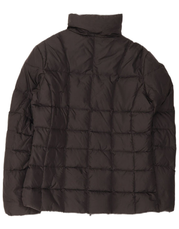 Giacca imbottita da donna Benetton UK 14 nylon nero medio